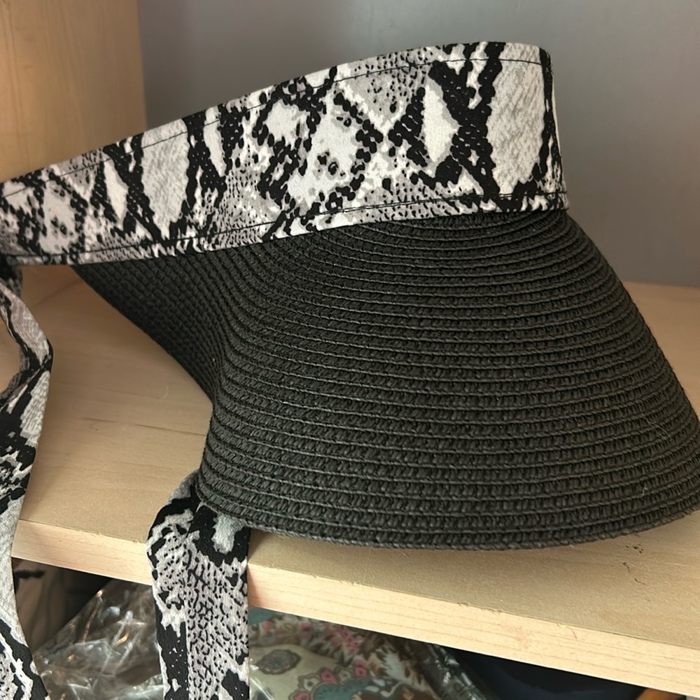 Leopard Visor,  Sun Visor Snakeskin  Summer Gear,